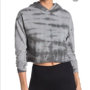 Zella Mosey tie dye knit hoodie